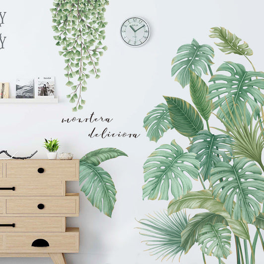 Monstera Leaf Wall Decal - Miss One