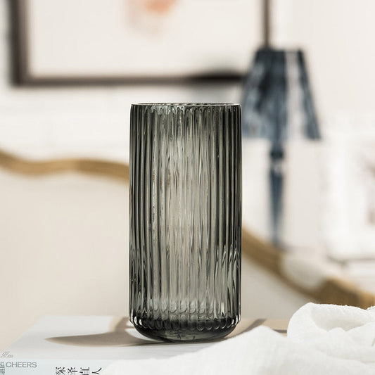 Waterfall Glass Vase Ash Small - Miss One