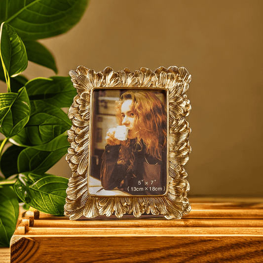 Iris Vintage Golden Leaf Photo Frame - Miss One
