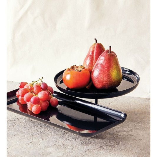 Salt&Pepper Amana Stand 2 Tier in Carbon - Miss One