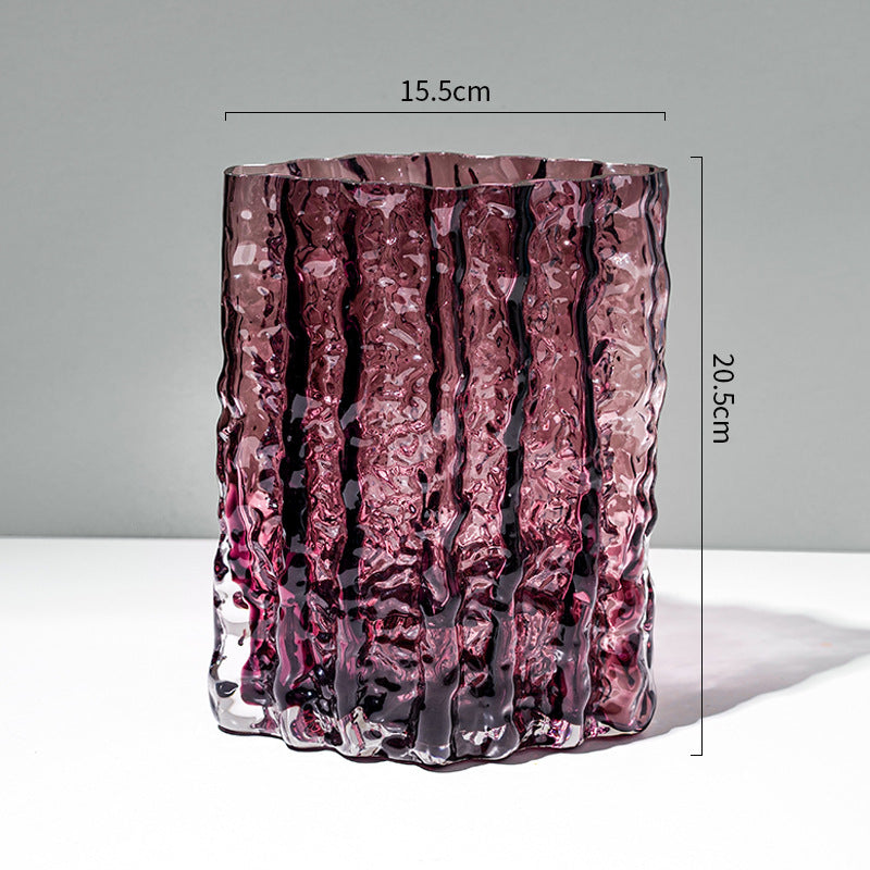 Shoppingbag Textured Glass Vase - Miss One