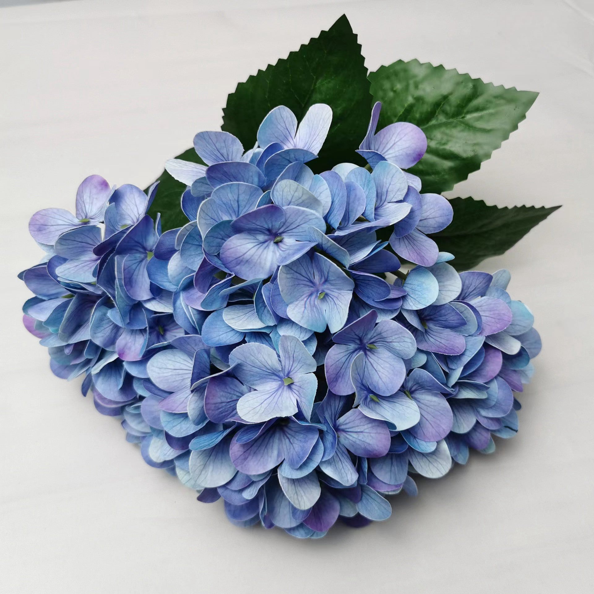 Elegant Artificial 5 Head Hydrangea Bouquet - Miss One