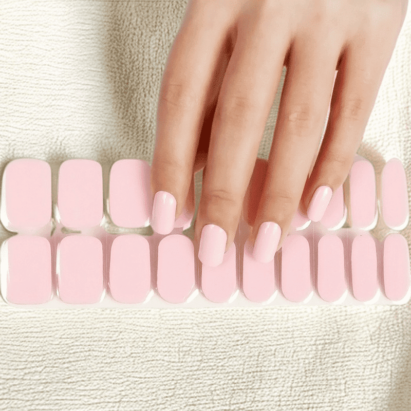 Miss One Semi-Cured Gel Nail Wraps Blush - Miss One