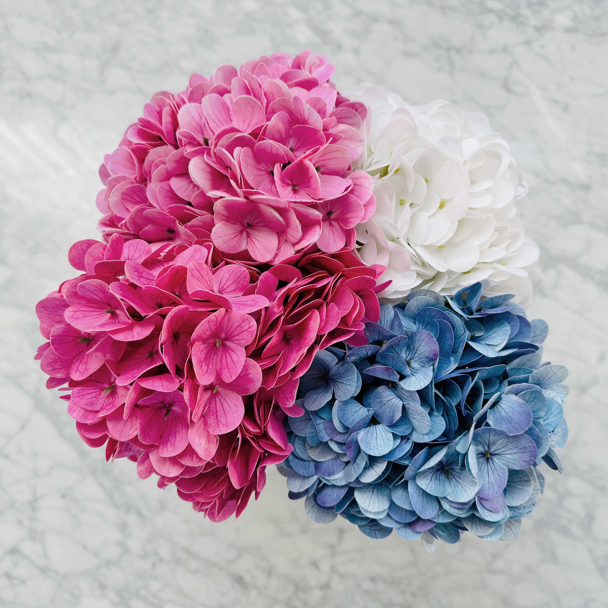 Elegant Artificial 5 Head Hydrangea Bouquet - Miss One