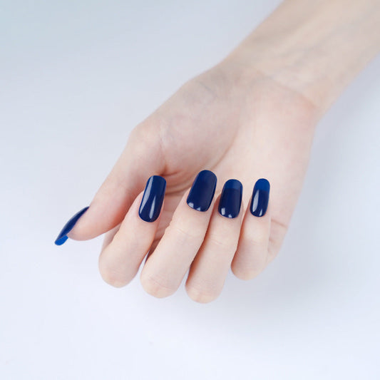 Miss One Semi-Cured Gel Nail Wraps Deep Sapphire - Miss One