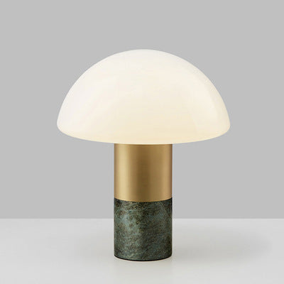 Mushroom Marble Base Table Lamp - Miss One