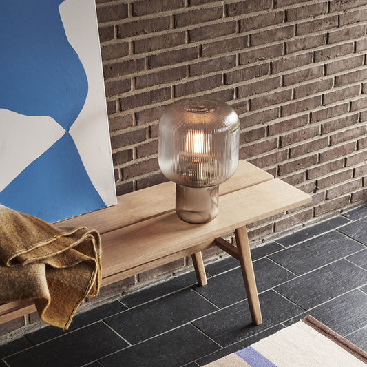 Lumen Ripple Glass Table Lamp - Miss One