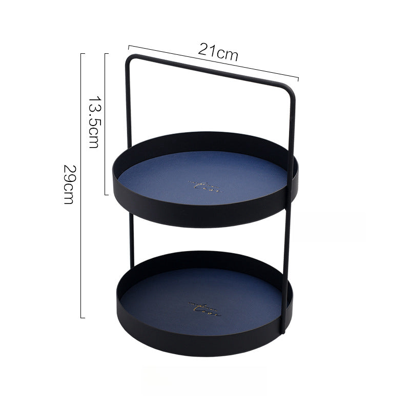 Elegant Leather Inlay Stand - Miss One