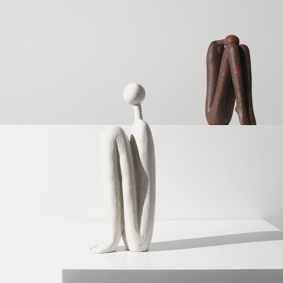 Elegant Contemplators Bookends Set - Miss One