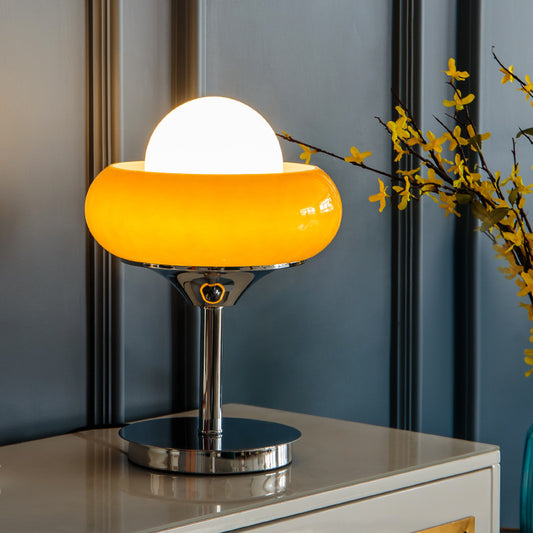 Custard Dome Glass Table Lamp - Miss One