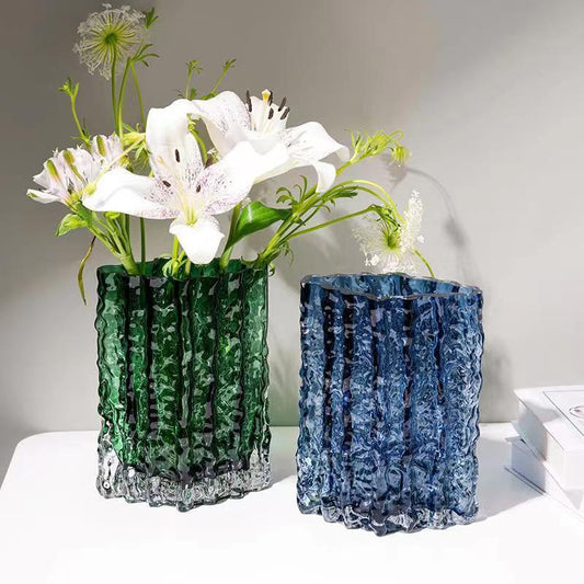 Shoppingbag Textured Glass Vase - Miss One