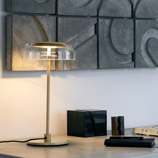 Halo Arc Glass Table Lamp - Miss One