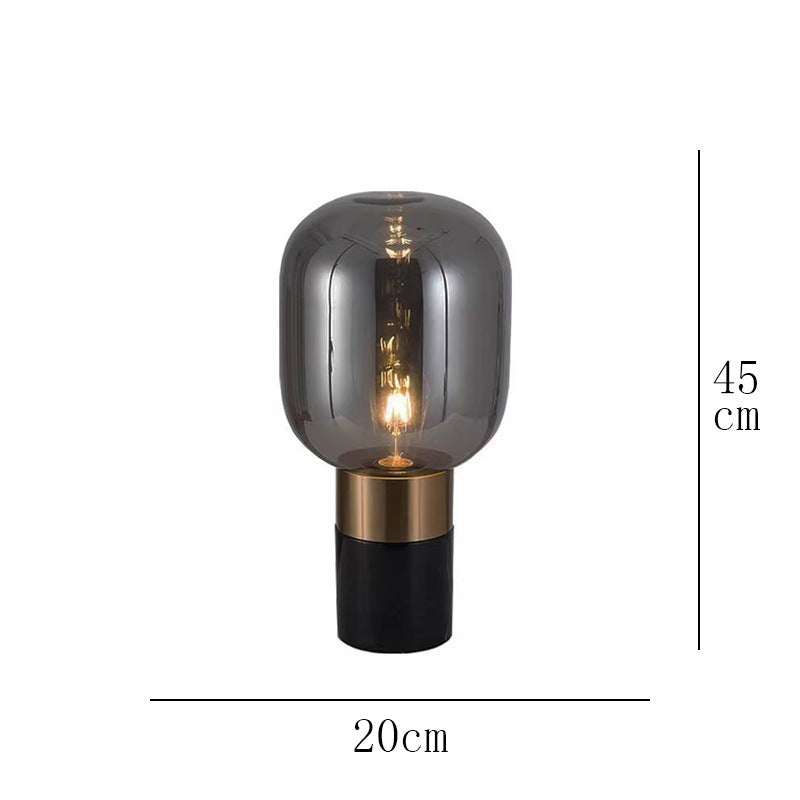 Glow Capsule Marble Table Lamp - Miss One