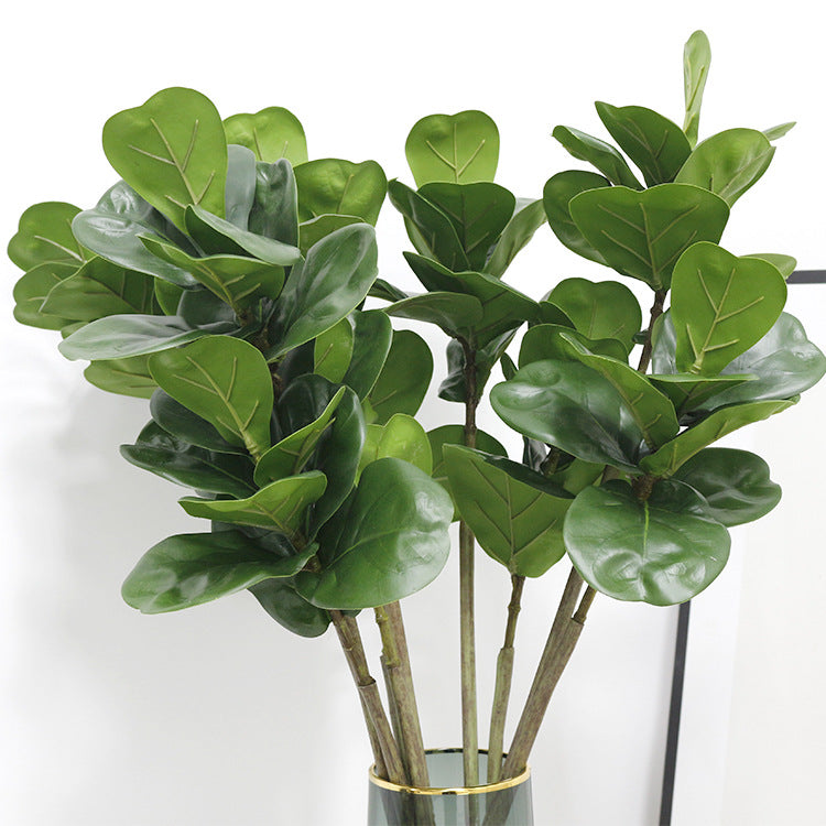 Artificial Elegant Fiddle Leaf Fig Stem - Miss One