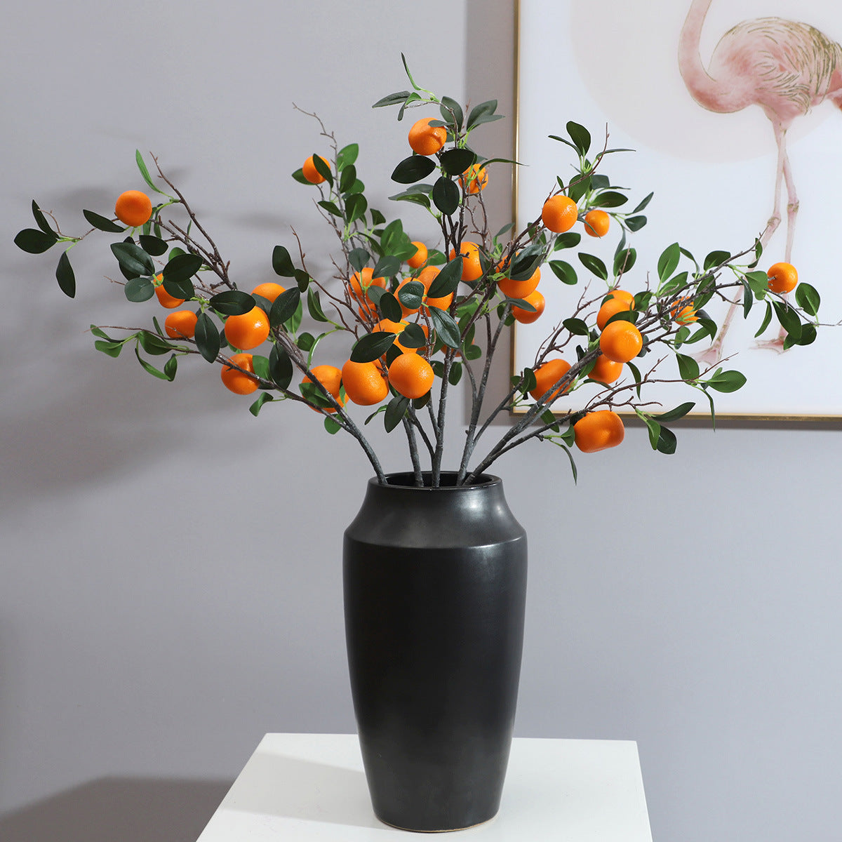 Lifelike Artificial Faux Orange Branches - Miss One