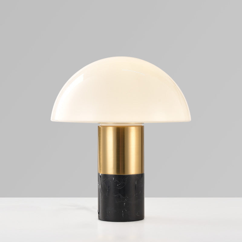 Mushroom Marble Base Table Lamp - Miss One