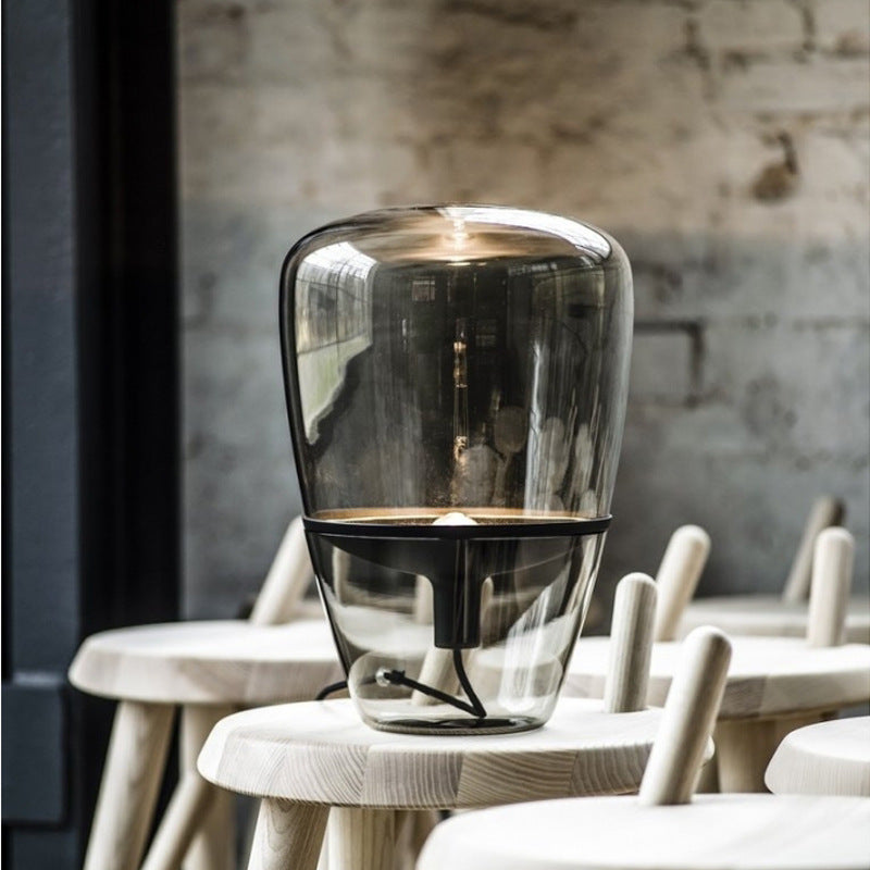 Luna Dome Glass Table Lamp - Miss One