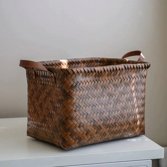 Hometown Woven Charm Rattan Basket - Miss One