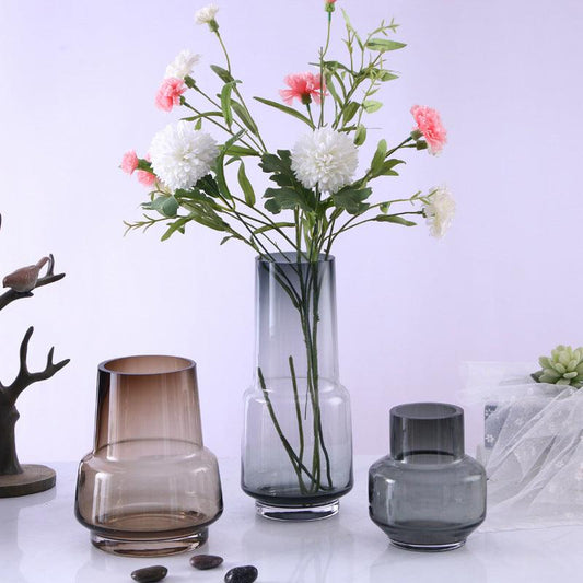 Bobbie Glass Vase Latte Boxy - Miss One