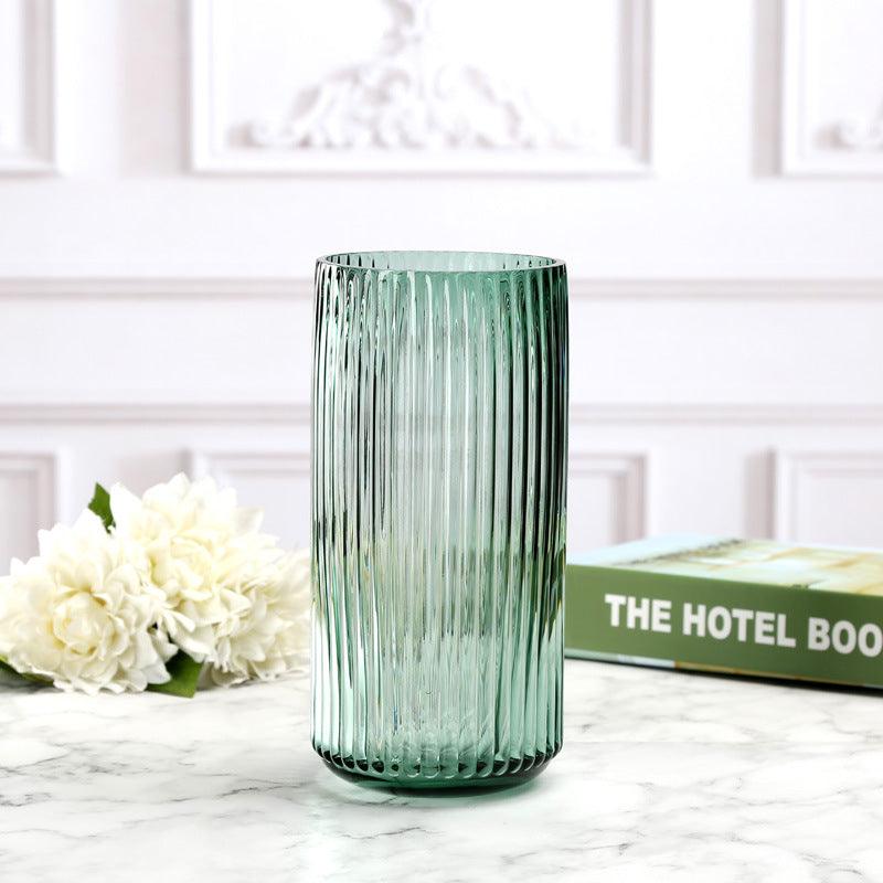 Waterfall Glass Vase Emerald Small - Miss One