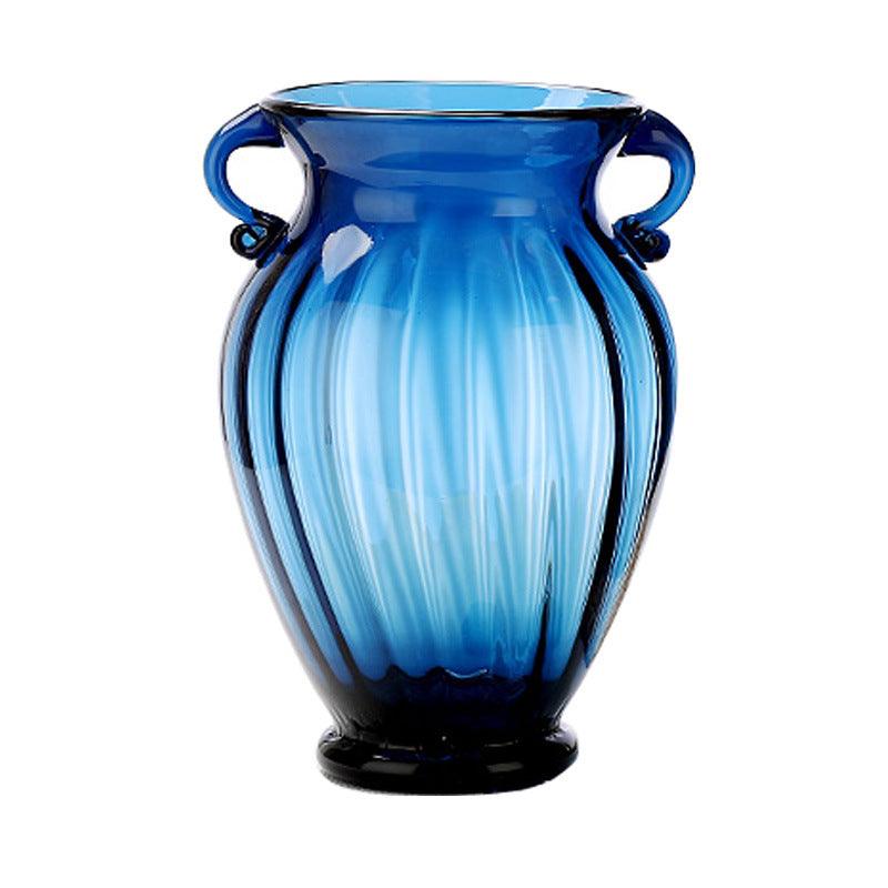 Amphora Glass Vase Sapphire Large - Miss One