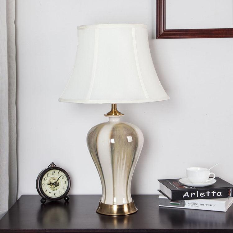 Classic Hometown Ceramic Table Lamp Coffee - Miss One