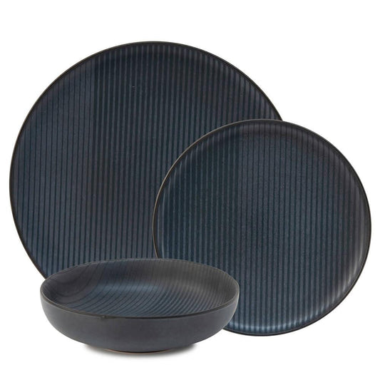 Salt&Pepper Oleg Dinner Set 12 Piece Black 53780 - Miss One