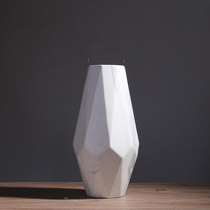 Marble Printed Ceramic Vase - XXL - Miss One