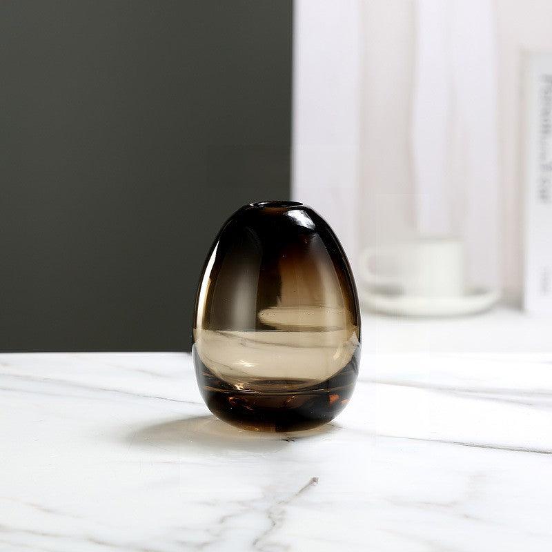 Bobbie Glass Vase Dark Latte Small - Miss One