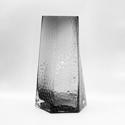 Artemis Triangle Glass Vase Ash Medium - Miss One