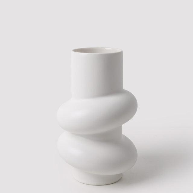 Donut Ceramic Vase White - Miss One