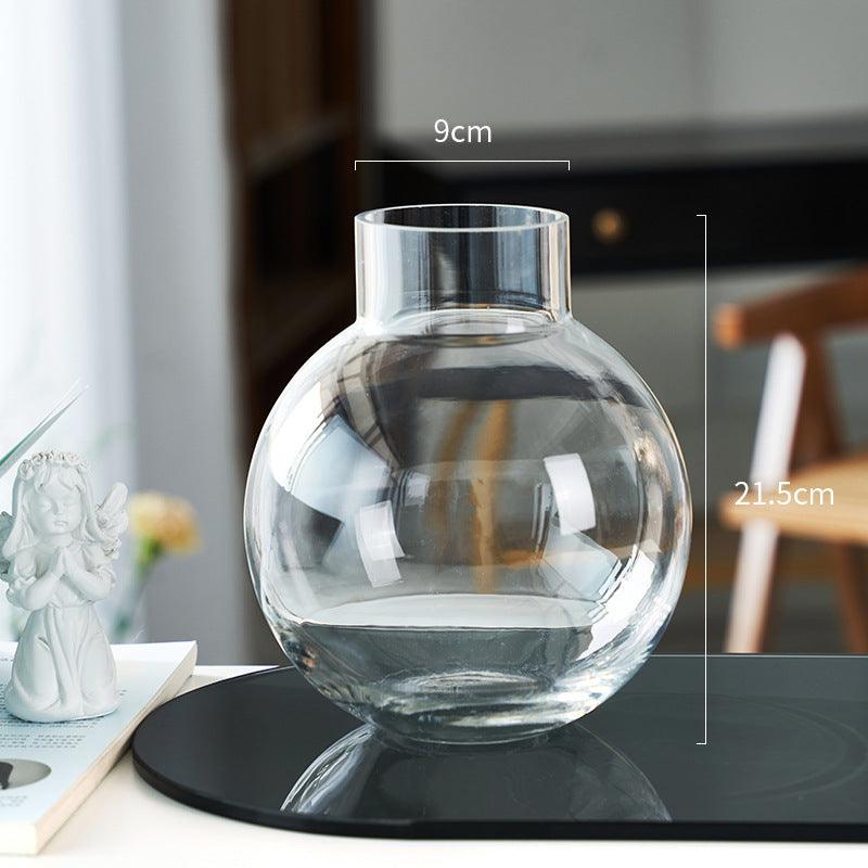 Bague Round Glass Vase Clear Medium - Miss One