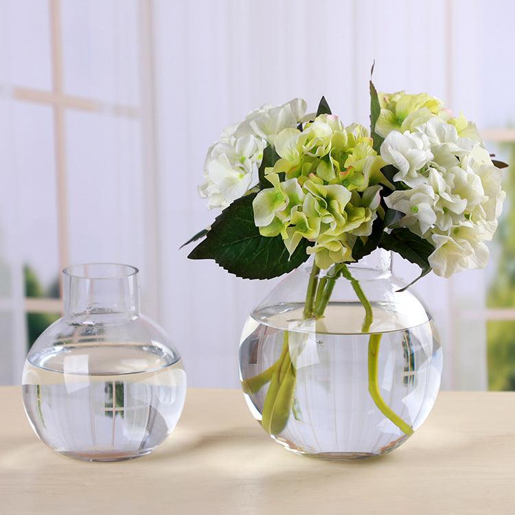 Bague Round Glass Vase Clear Small - Miss One