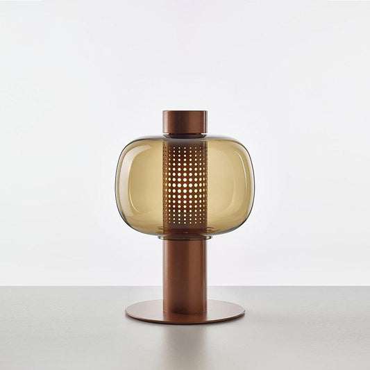 Signature Stylish Metal Table Lamp Cognac - Miss One