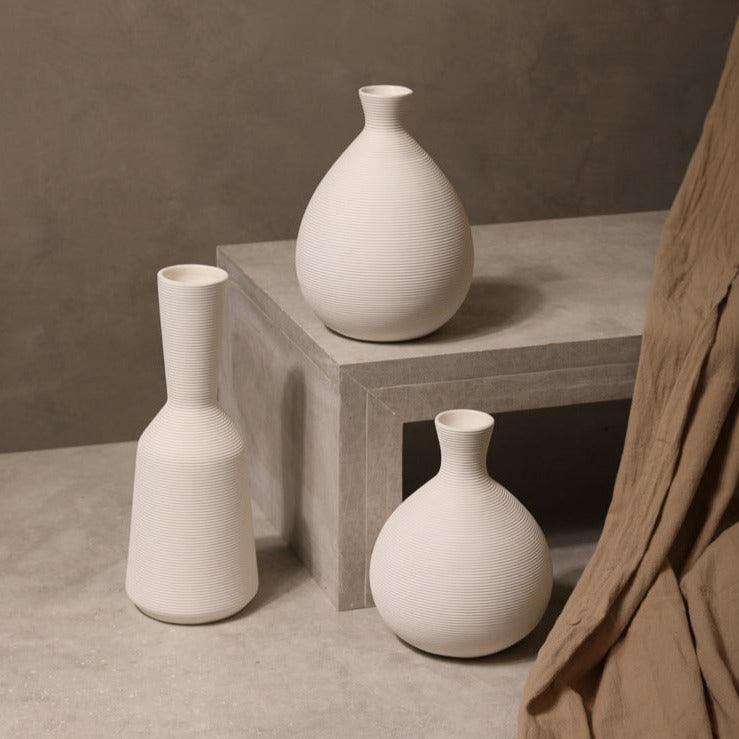 Luna Ripple Ceramic Vase C - Miss One