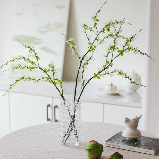 Artificial Flora Faux Fontanesia Stem White - Miss One