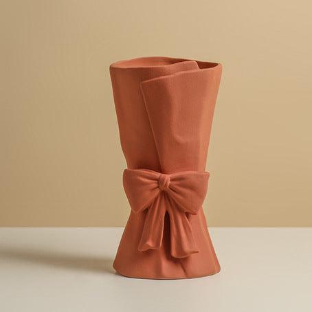 Luna Bowtie Ceramic Vase Maple - Miss One