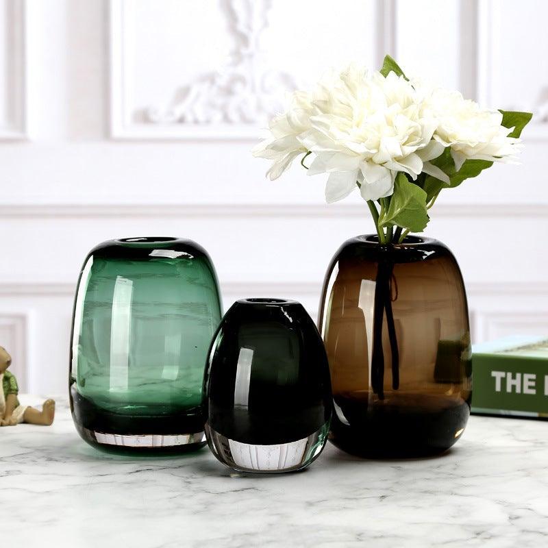 Bobbie Glass Vase Dark Emerald Large - Miss One
