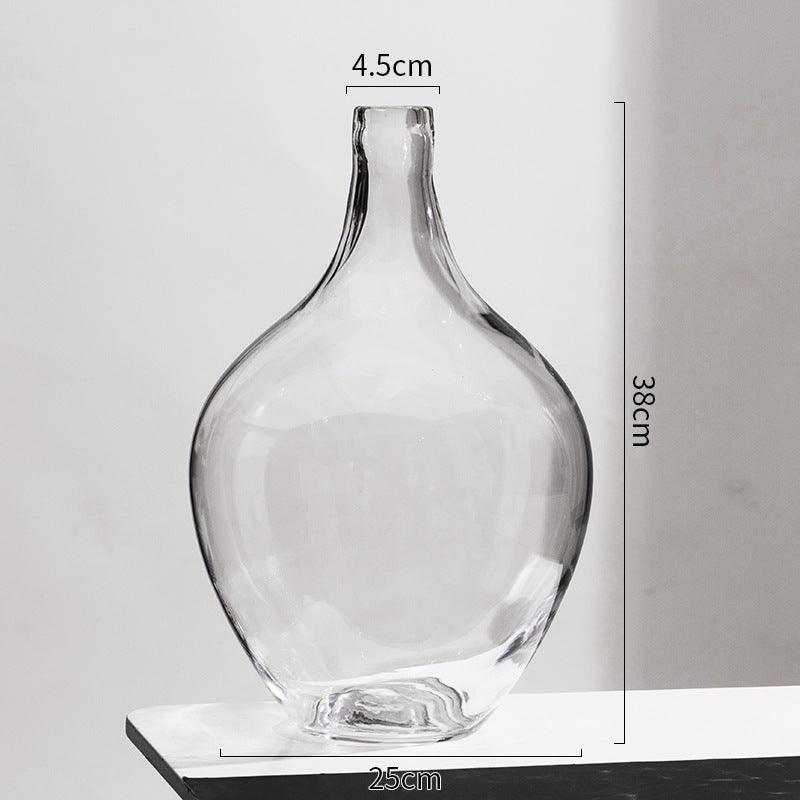 Bobbie Elegant Glass Vase Clear Large - Miss One