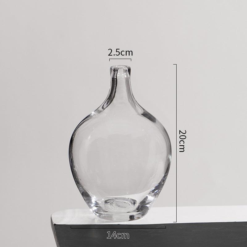 Bobbie Elegant Glass Vase Clear Small - Miss One