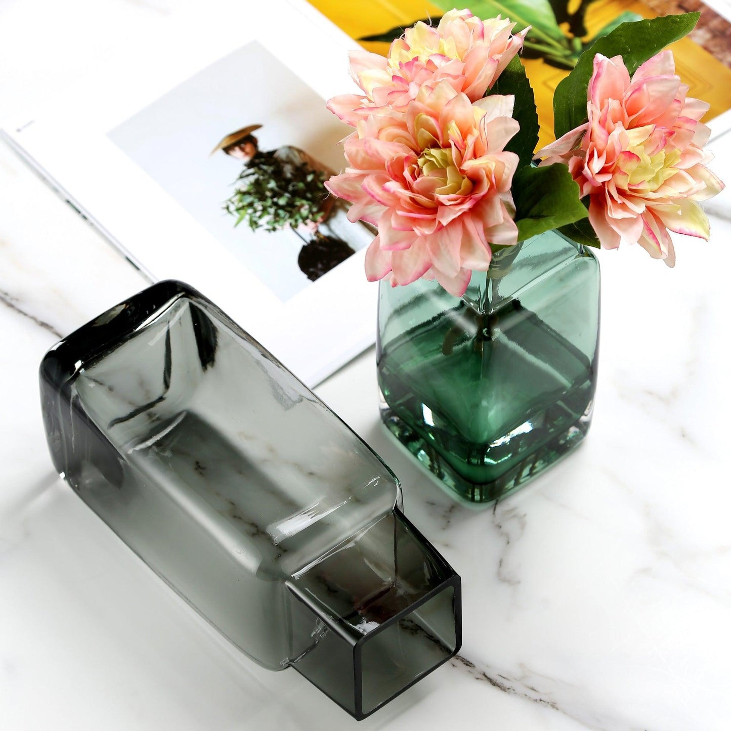 Eden Night Glass Vase Ash Medium - Miss One