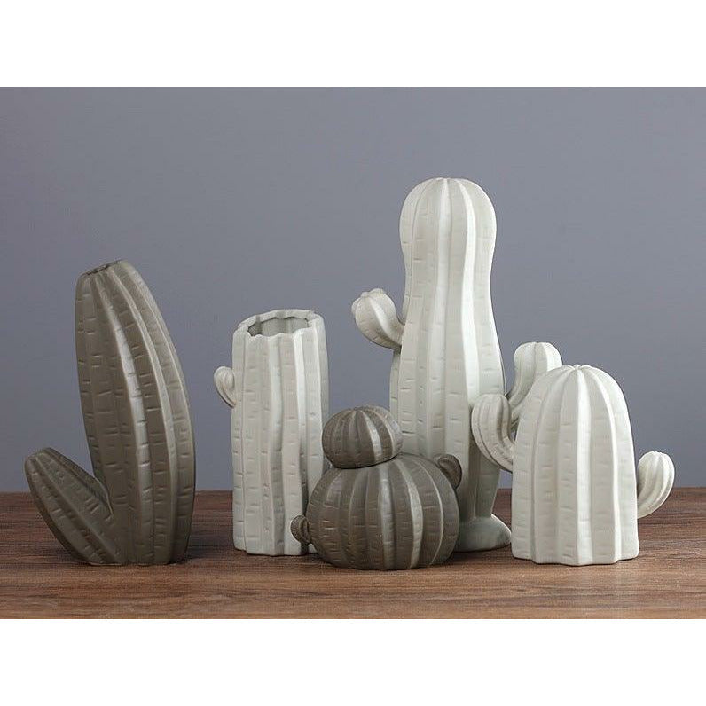 Hometown Cactus Ceramic Vase mint Small - Miss One