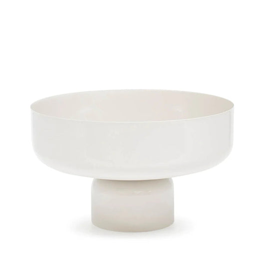 Salt&Pepper Amana Footed Fruit Bowl 26 x 16cm - White 53352 - Miss One