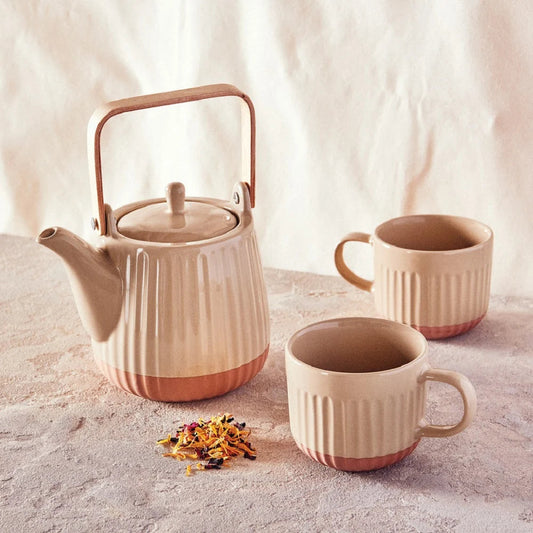 Salt&Pepper Amana Teapot & Mug Set - Dusty Rose 54372 - Miss One