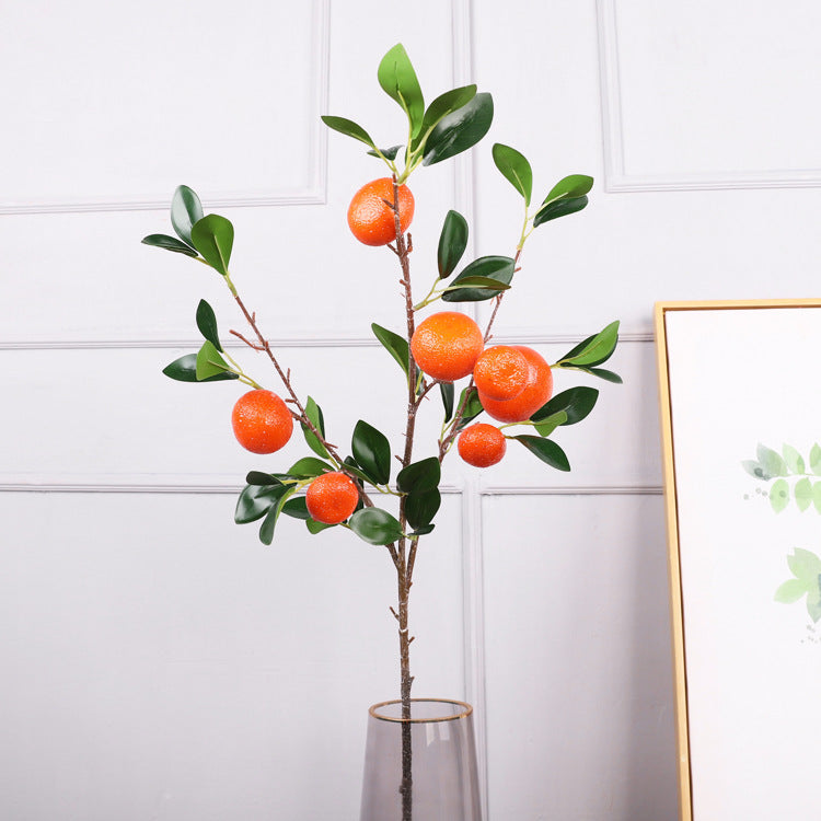 Lifelike Artificial Faux Orange Branches - Miss One