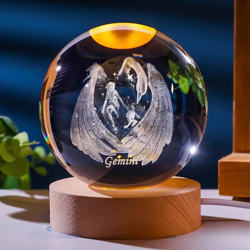Zodiac Constellation Crystal Globe - Miss One