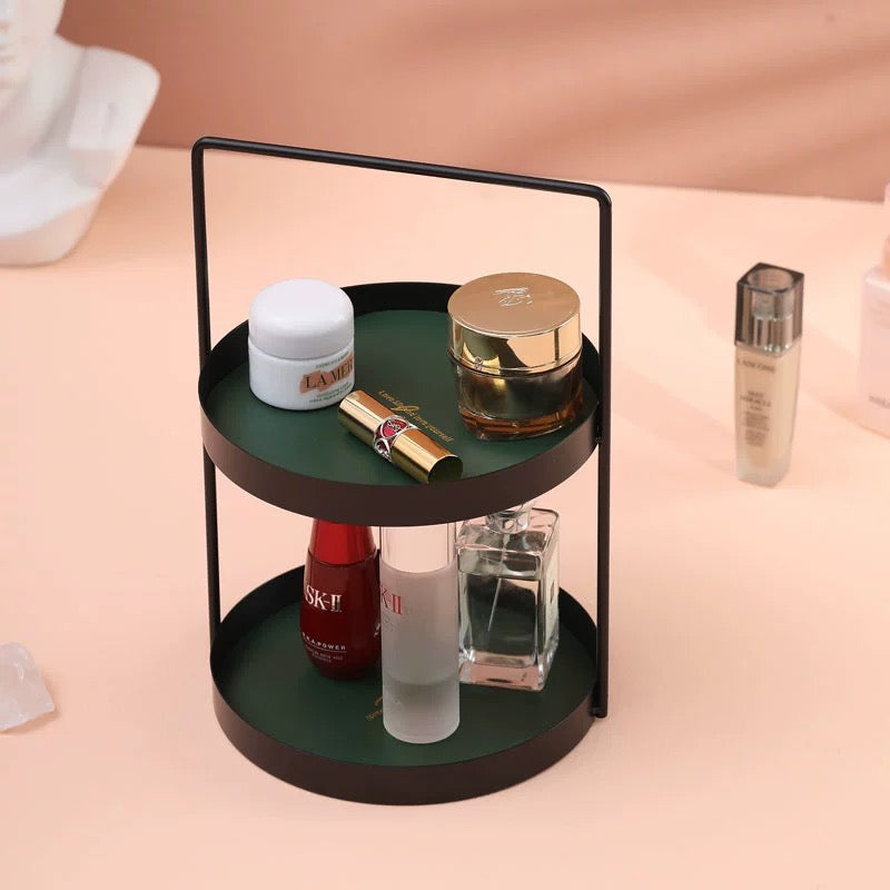 Elegant Leather Inlay Stand - Miss One