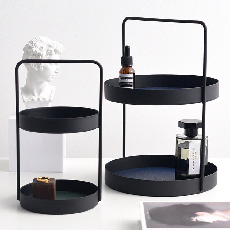 Elegant Leather Inlay Stand - Miss One