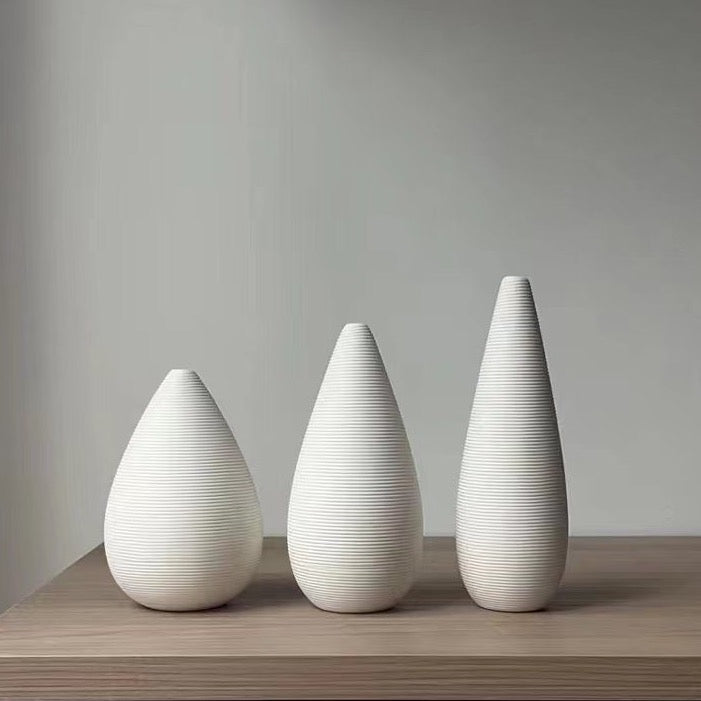 Luna Ripple Ceramic Vase Set - Miss One