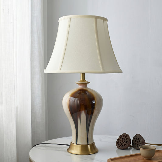 Classic Hometown Ceramic Table Lamp Coffee - Miss One